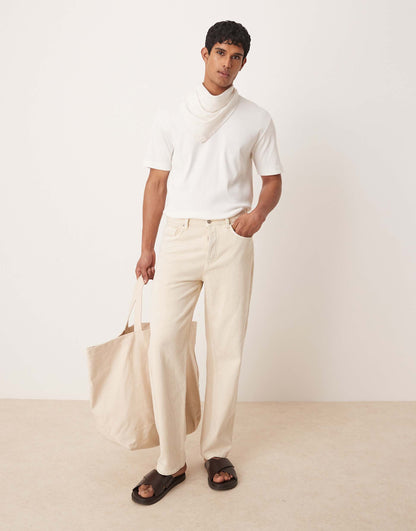 Ribbed Oversized T-Shirt