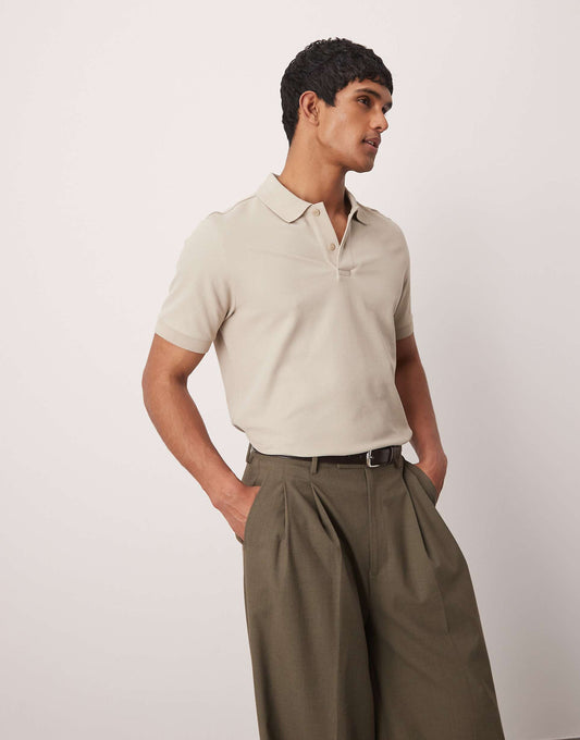 Jersey Revere Collar Polo