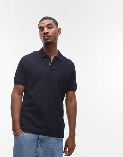 Jersey Revere Collar Polo