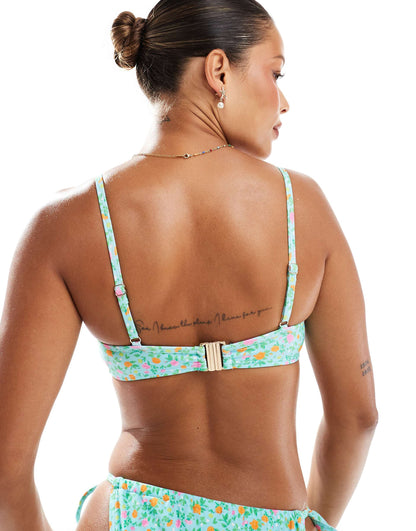 Ditsy Floral Underwire Bikini Top