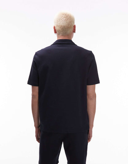 Cotton Waffle Short Sleeve Shirt