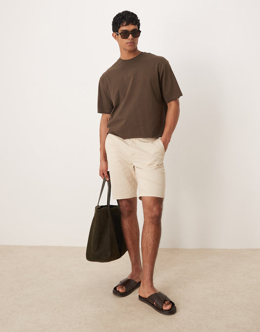 Linen Mix Chino Shorts