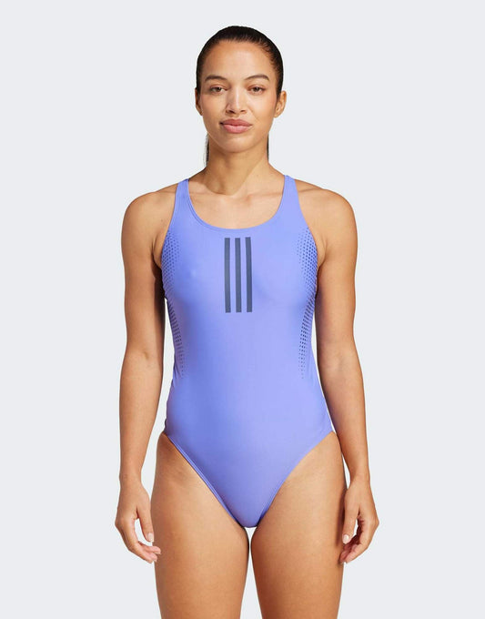 3-Stripes Graphic V-Back Swimsuit