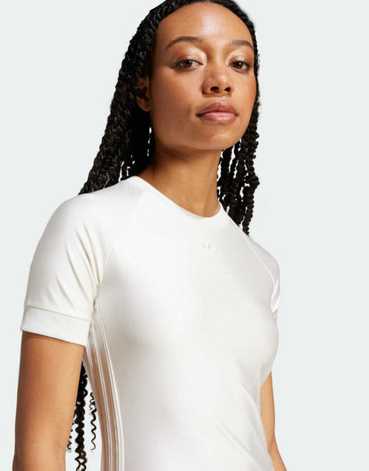Ruched 3-Stripes Cali Tee Dress