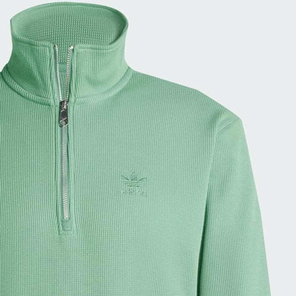 Trefoil Essentials Waffle 1/2 Zip Sweatshirt
