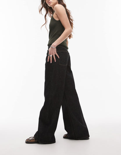 Horizon Mid Rise Wide Leg Jean