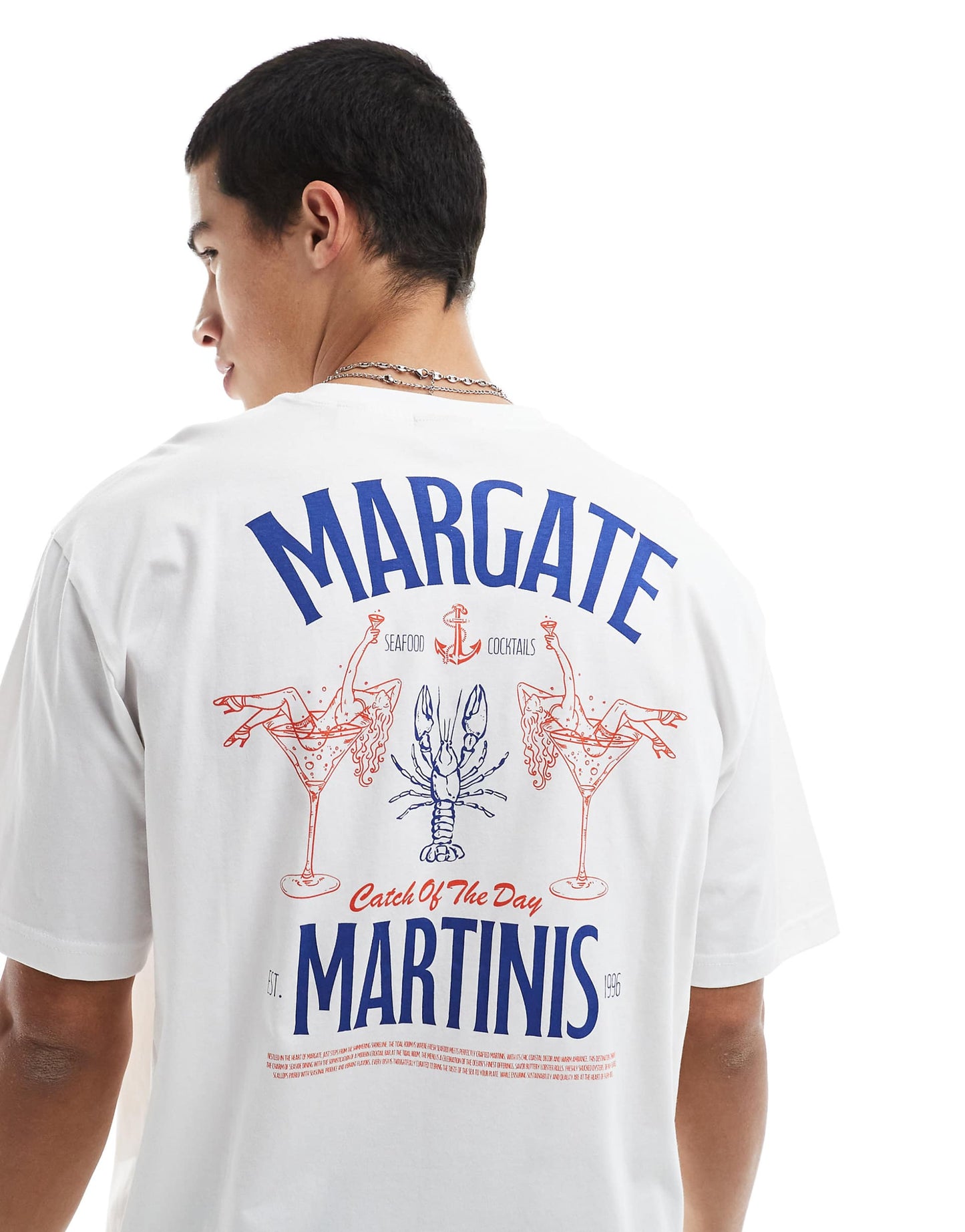 Relaxed Fit T-Shirt With Margate Back Print