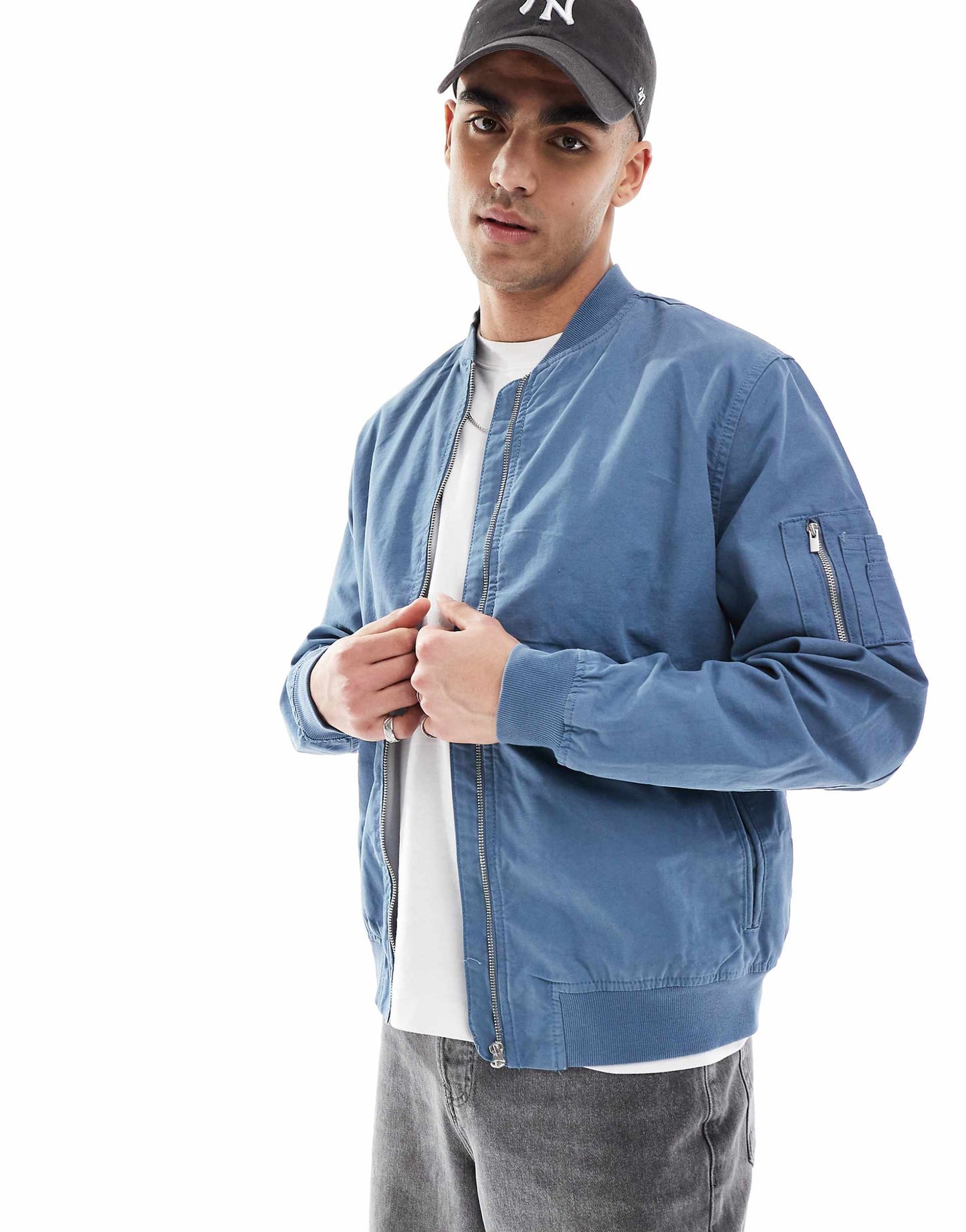 Canvas Bomber Jacket