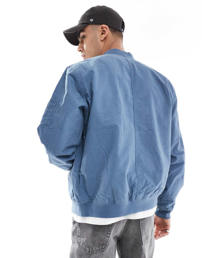 Canvas Bomber Jacket