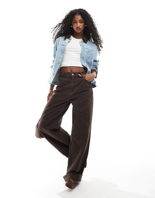 Denim Barn Jacket With Contrast Details