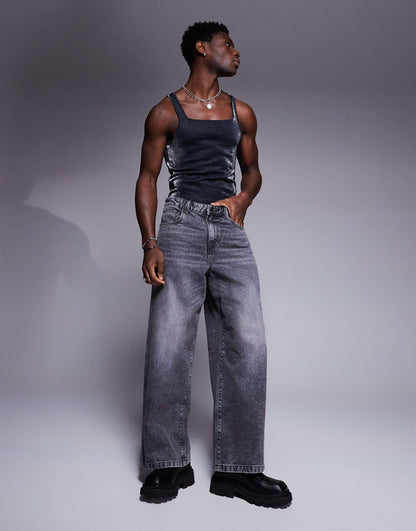 Square Neck Muscle Fit Vest