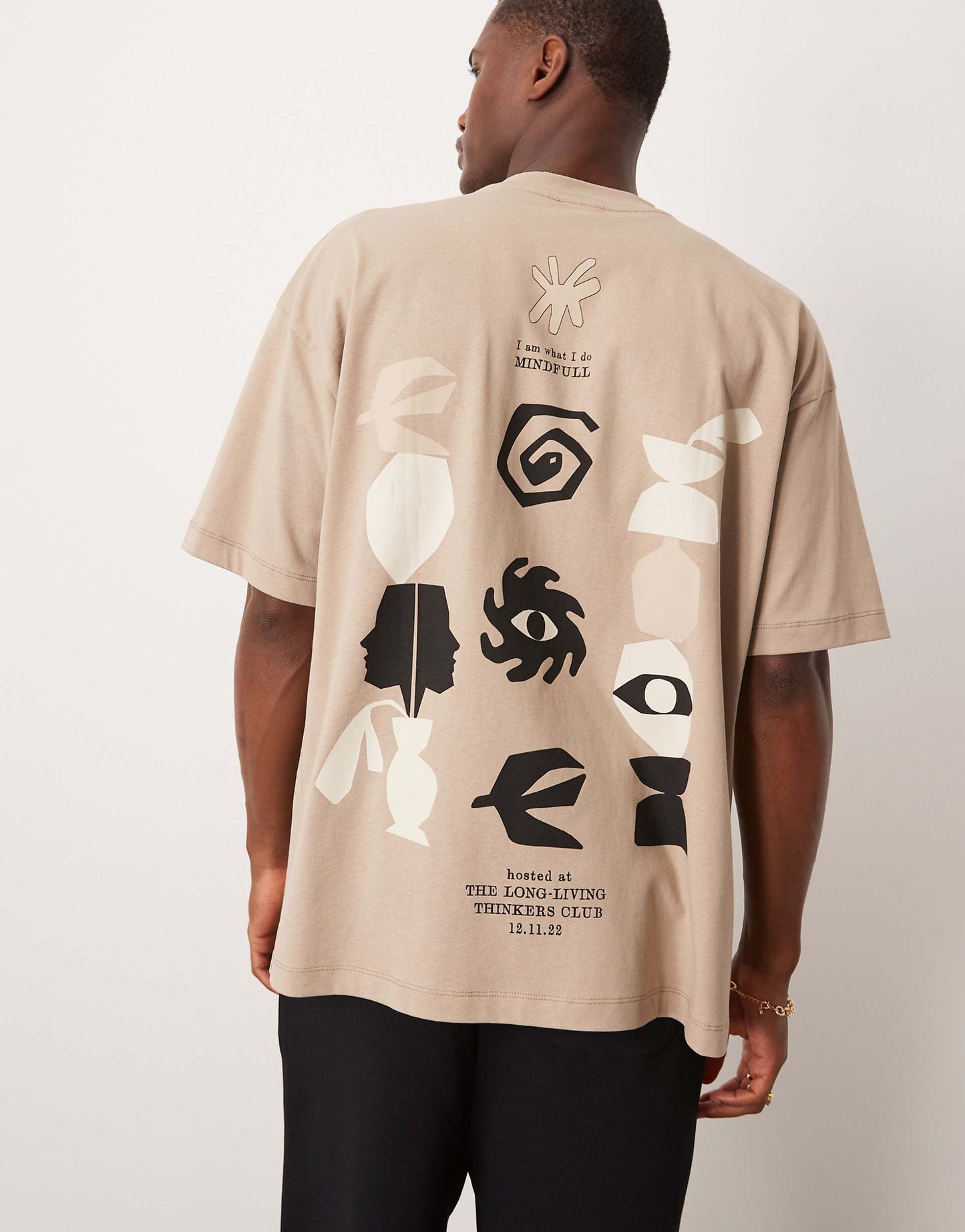 Oversized T-Shirt With Abstract Graphic
