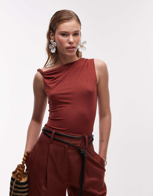 Twist One Shoulder Top