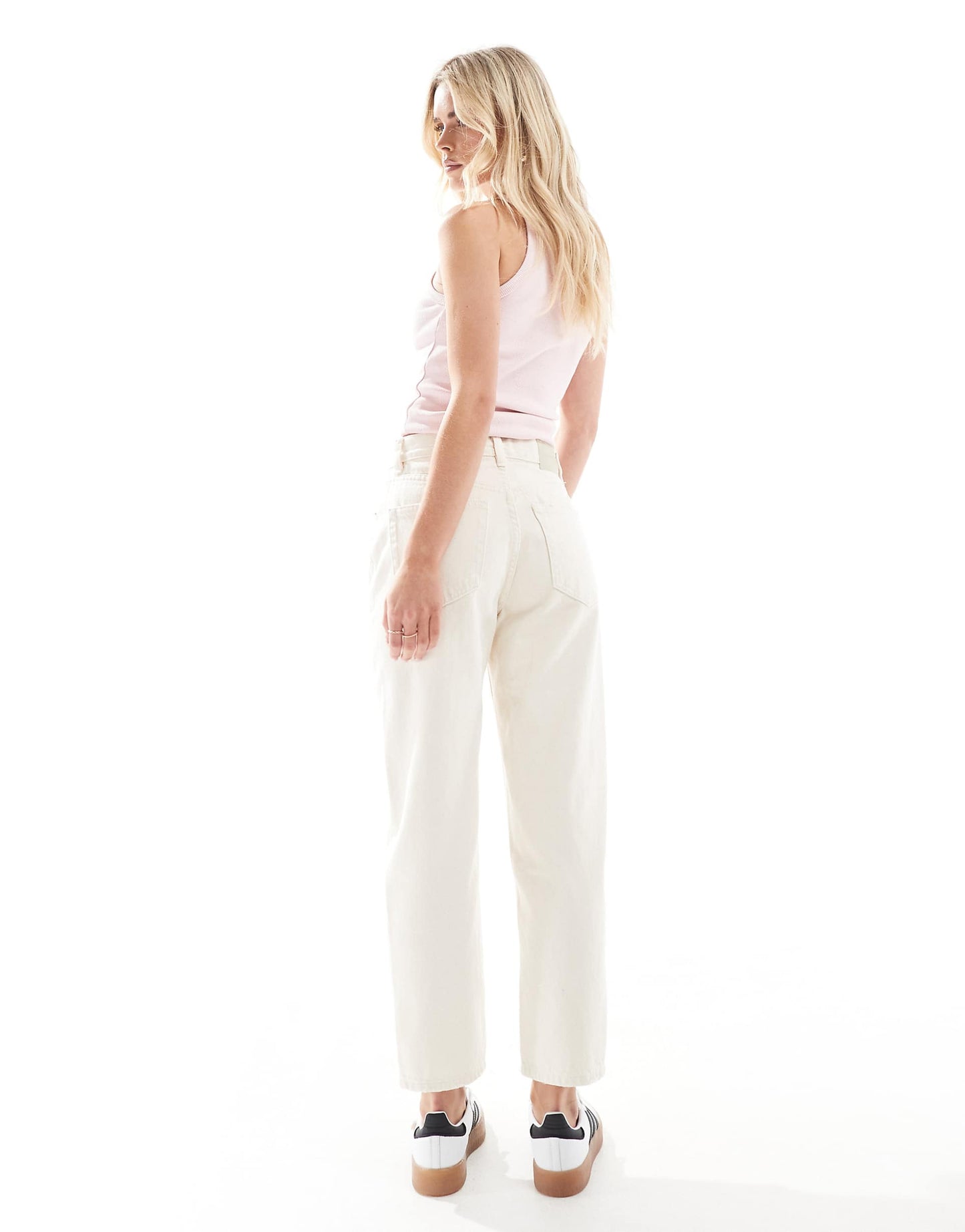 Petite High Rise Mom Jean