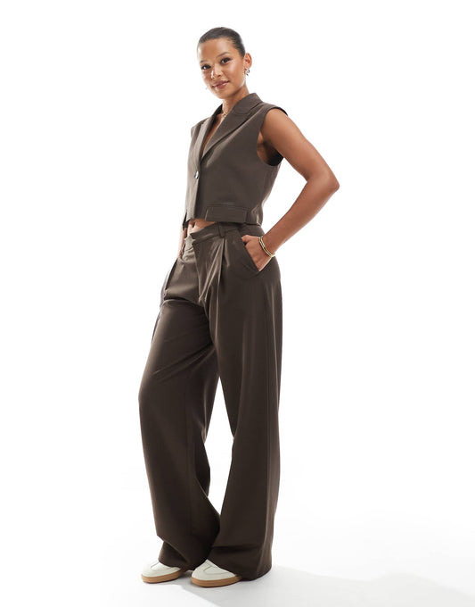 Tailored Wide Leg Trouser Co-Ord