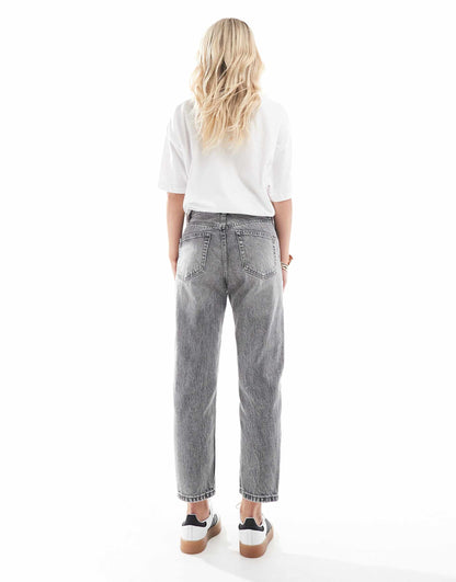 Petite High Rise Mom Jean