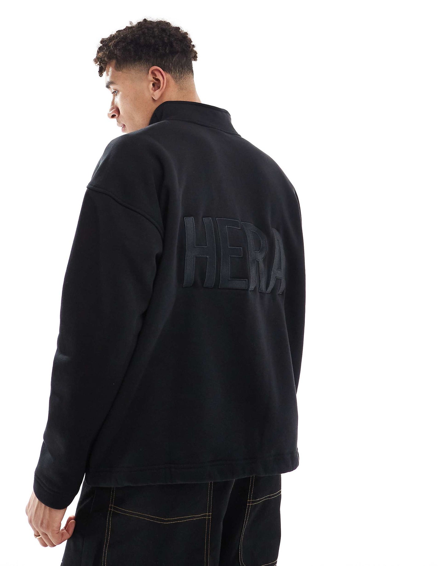 Mens Staple 1/4 Zip Sweater