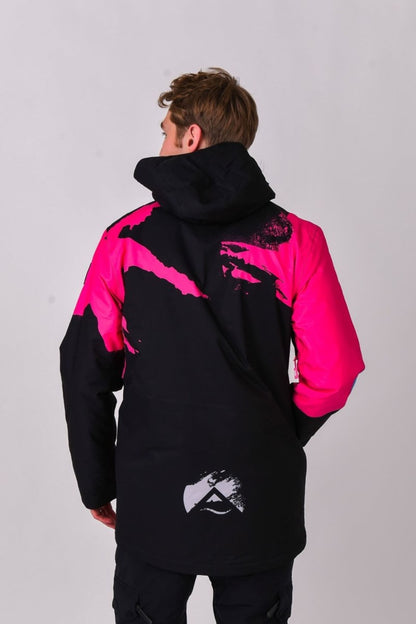 Afterparty Jacket Black & Pink Men'S