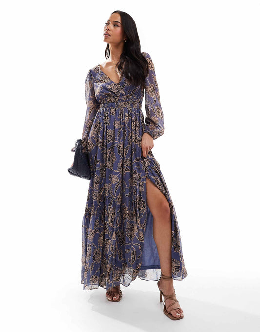 Satin Midi Dress