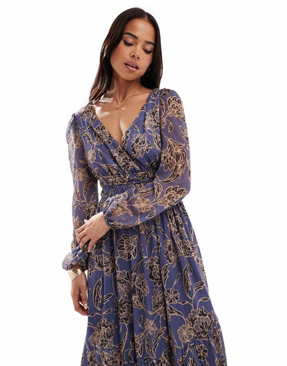 Satin Midi Dress