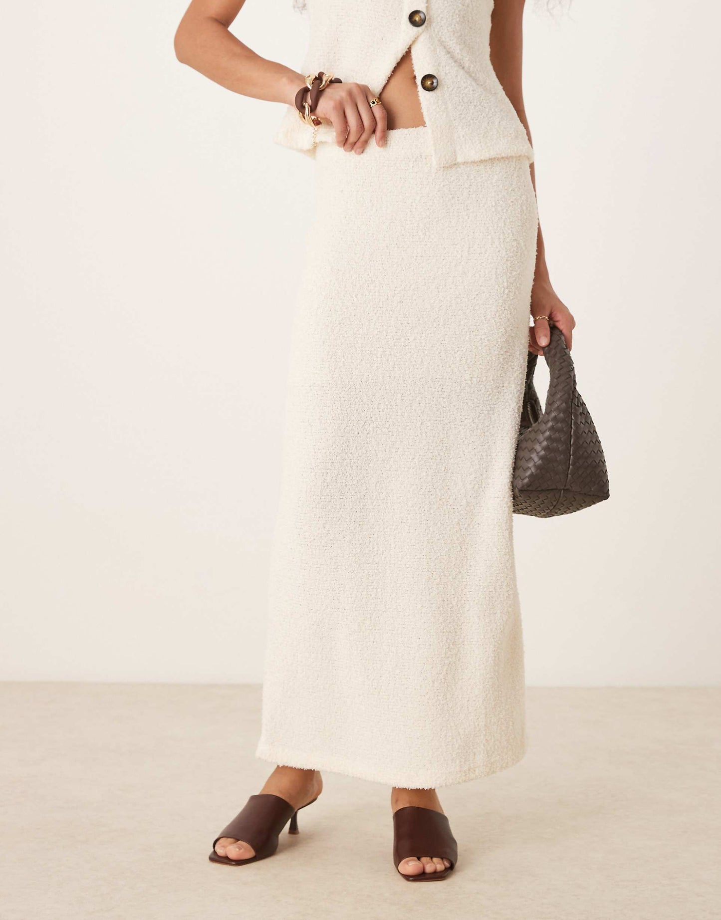 Fluffy Co-Ord Maxi Skirt