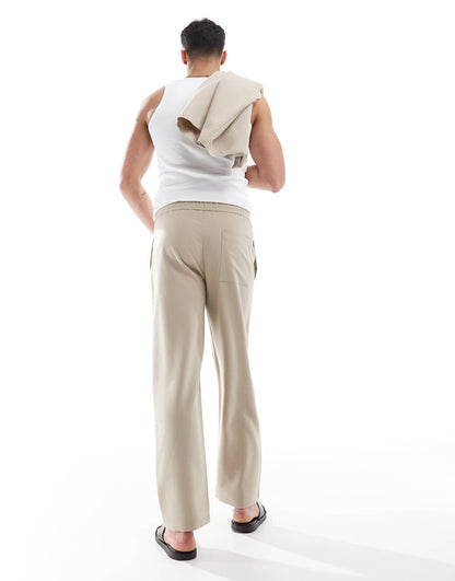 Wide Leg Tailored Trouser