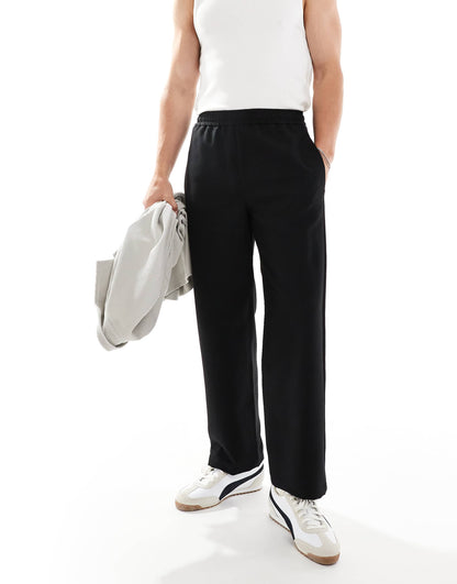 Wide Leg Tailored Trouser