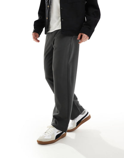 Wide Leg Tailored Trouser