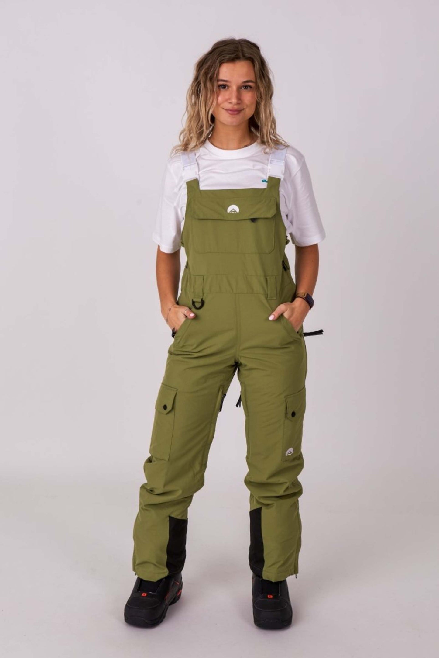 Yeh Girl Bib Pant Khaki