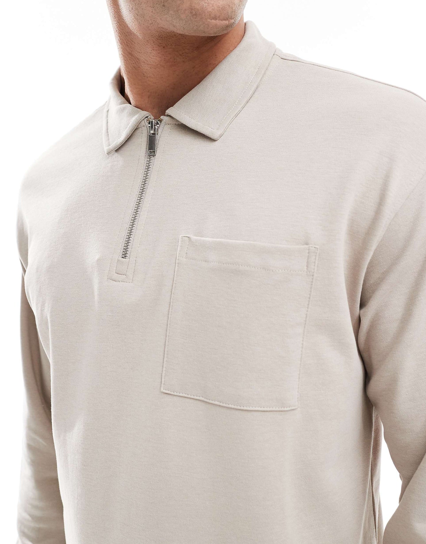 Long Sleeve Zip Polo Co-Ord