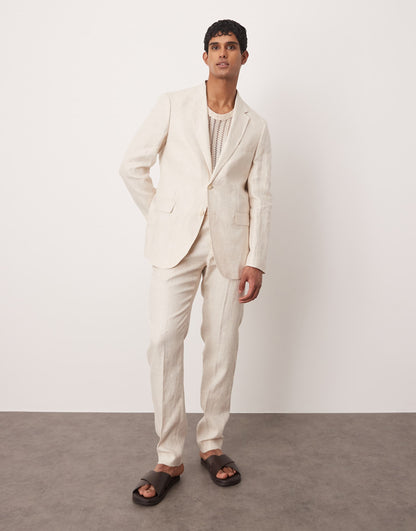 Flax Linen Blazer Co-Ord