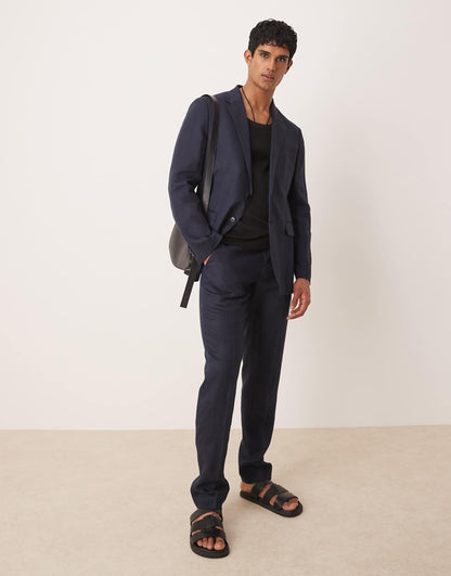 Flax Linen Blazer Co-Ord