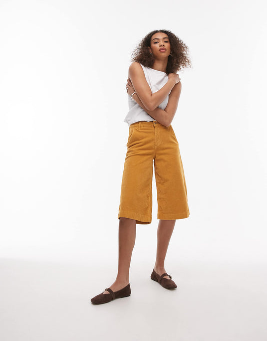 Cotton Twill Barrel Jort