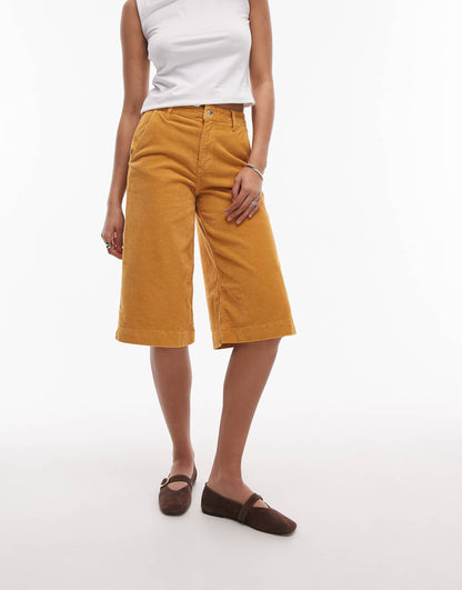 Cotton Twill Barrel Jort