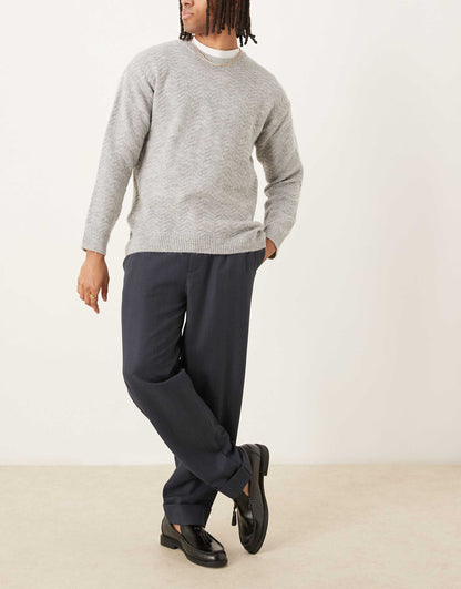 Oversized Tapered Smart Trousers