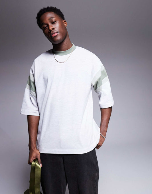 Oversized T-Shirt With Panel Detail