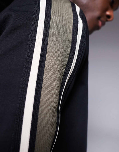 Oversized Boxy T-Shirt With Tape Detail