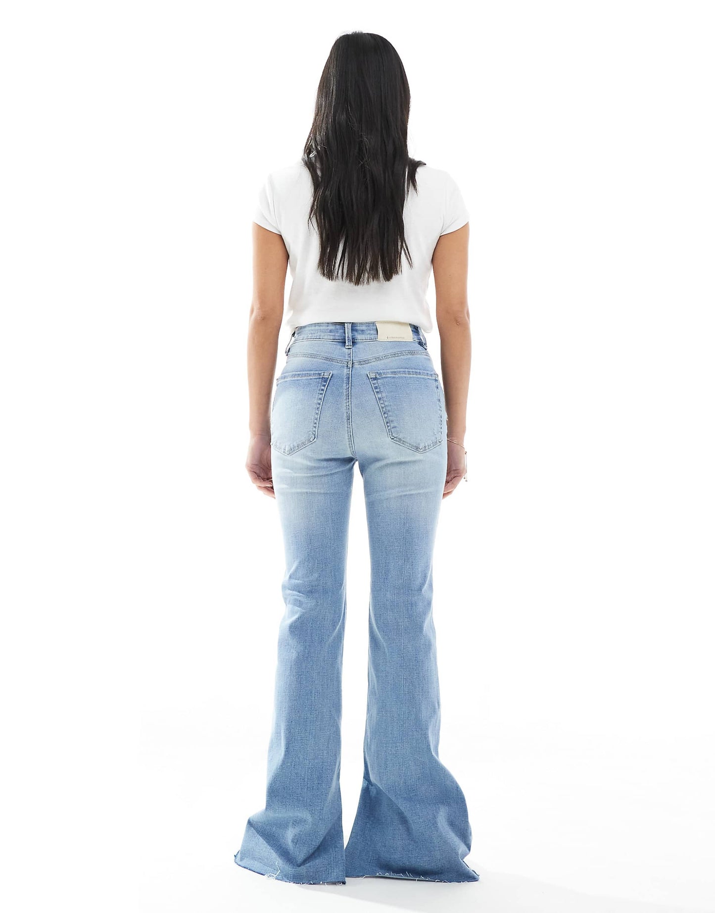 Petite D74 Flare Slit Jean