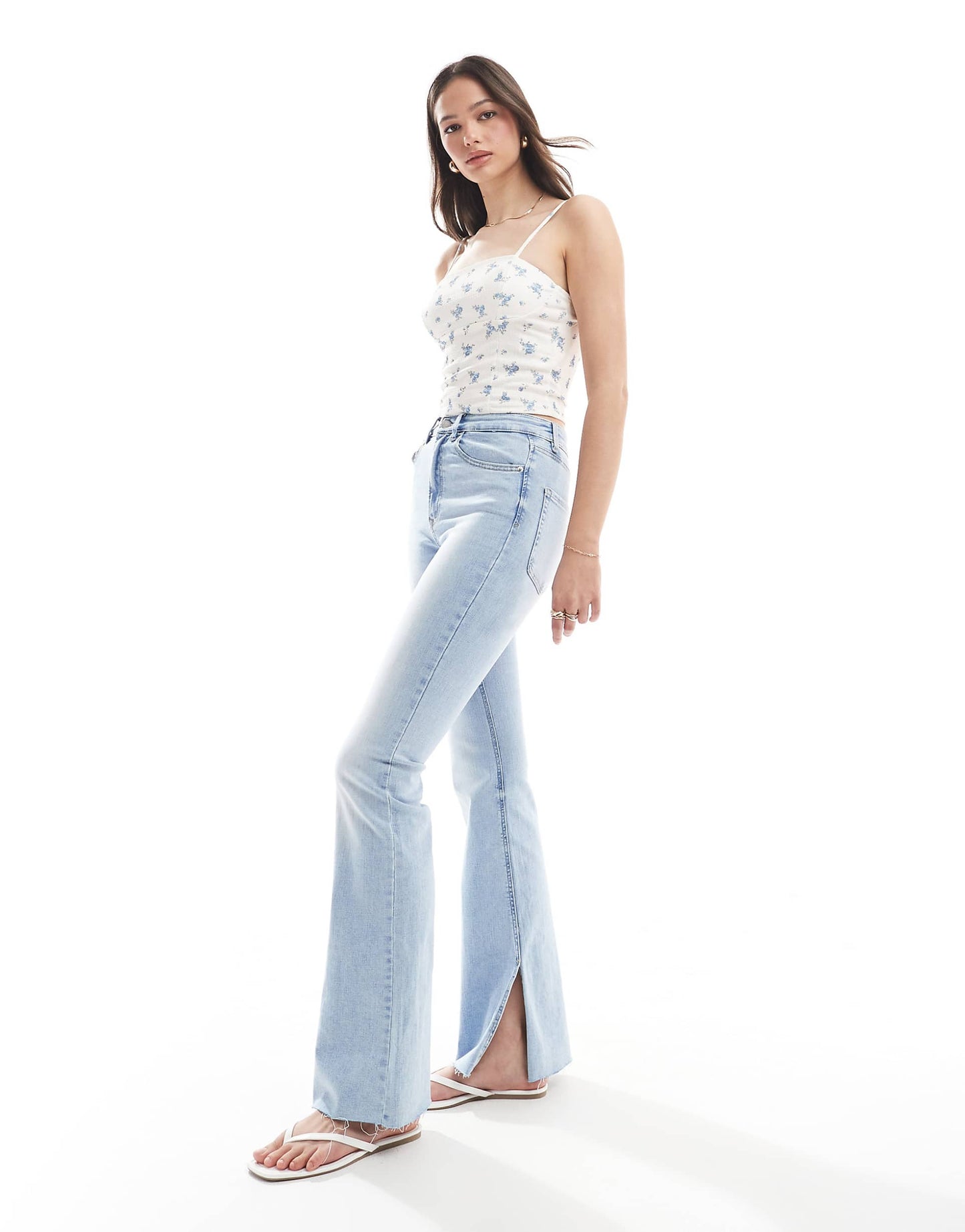 Tall D74 Flare Slit Jean