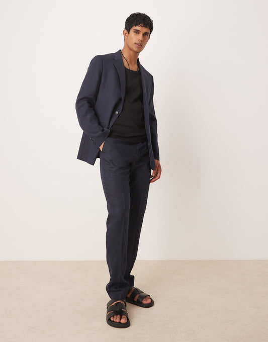 Flax Linen Tailored Trouser Co-Ord