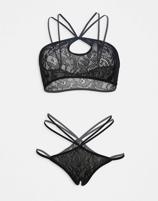 Promises Crotchless Set
