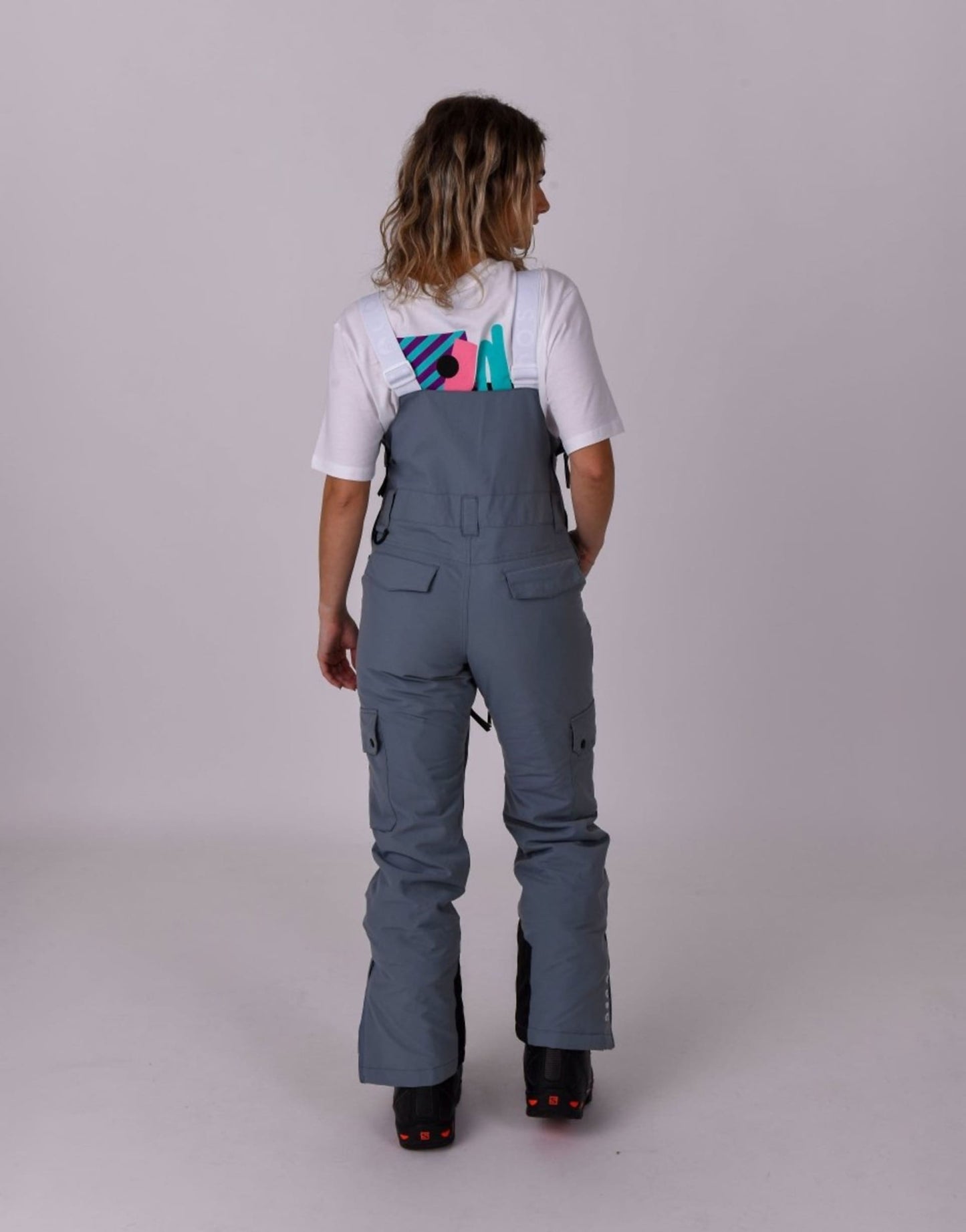 Yeh Girl Bib Pant Grey