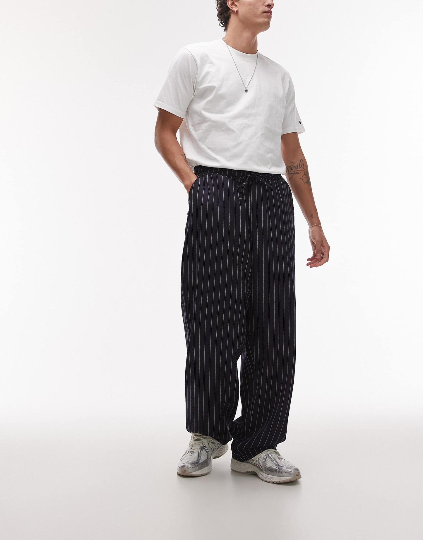 Elasticated Waist Wide Leg Trouser