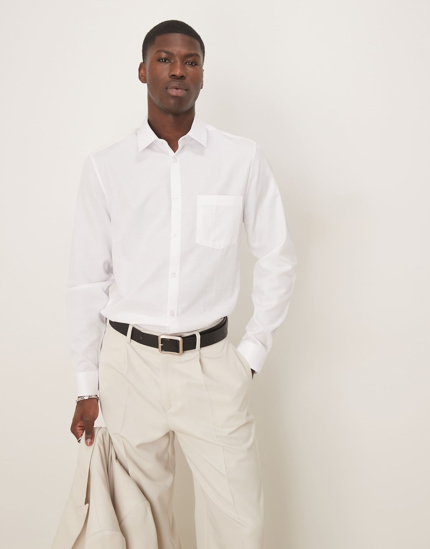 Slim Formal Textured Shirt