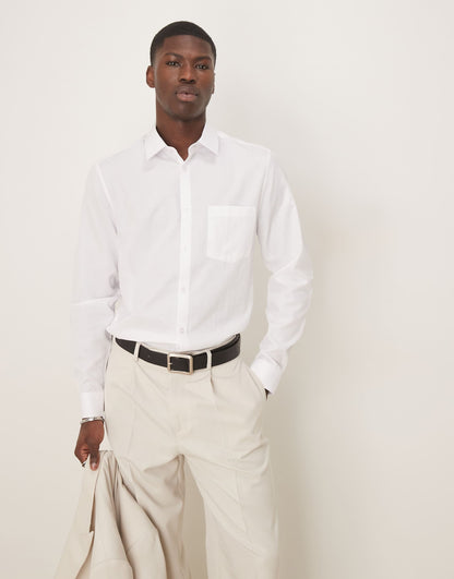 Slim Formal Textured Shirt