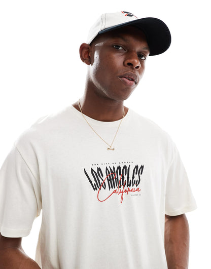 Oversize T-Shirt With Los Angeles Print