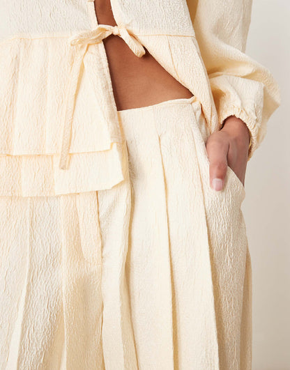 Pleated Trouser Co-Ord
