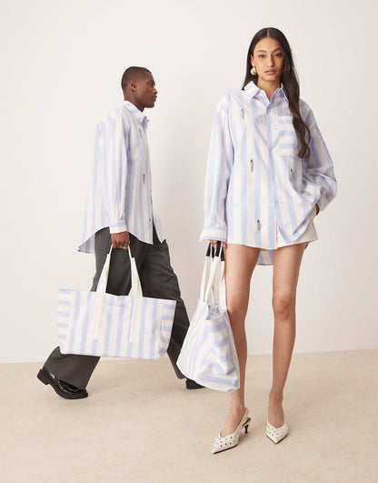 Unisex Detachable Fish Brooch Shirt And Bag Co-Ord