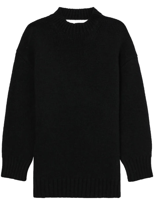 Cut-Out Knitted Knitted Dress