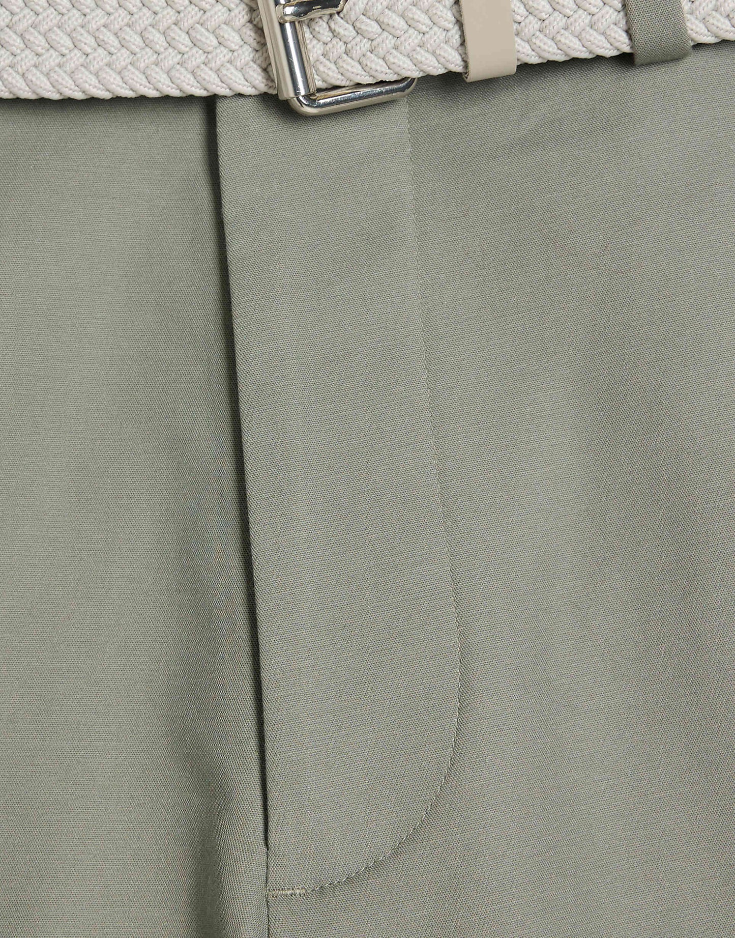 Belted Chino Shorts